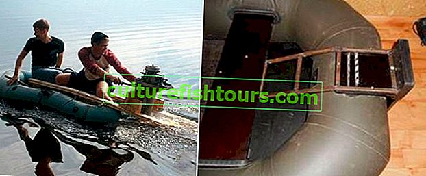 DIY menteşeli PVC tekne kıç yatırması