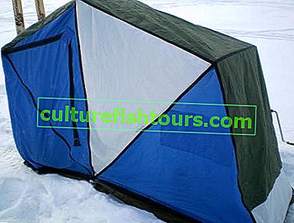 Zimowy namiot DIY do wędkowania